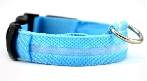 Nylon LED Pet Dog Luminous Collar Night Safety Flashing Glow in Dark Dog Cat Leash Adjustable Pet Supplies - Bild 9