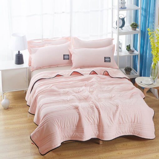 Cooling Blankets Pure Color Summer Quilt Plain Summer Cool Quilt Compressible Air-conditioning Quilt Quilt Blanket - Bild 7