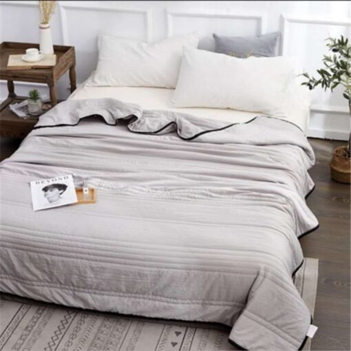 Cooling Blankets Pure Color Summer Quilt Plain Summer Cool Quilt Compressible Air-conditioning Quilt Quilt Blanket - Bild 9