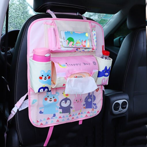 Car Seat Back Storage Bag Hanging Multifunctional - Larawan 5