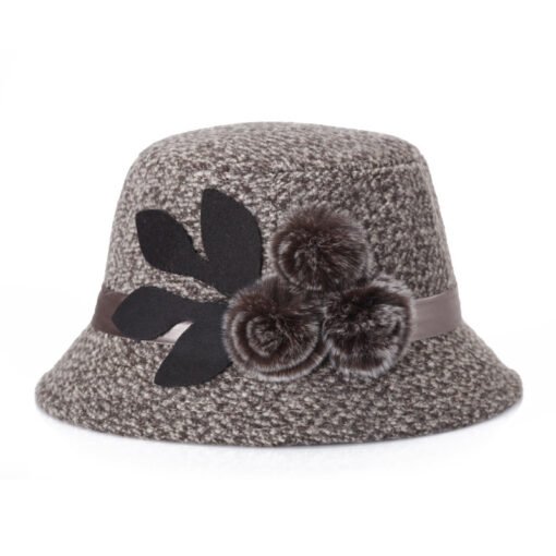 Hat new woolen hat women hat basin hat - Imagen 5