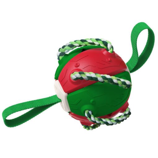Interactive Dog Football Soccer Ball With Tabs Inflated Training Toy Outdoor Border Collie Balls Pet Products - Bild 5