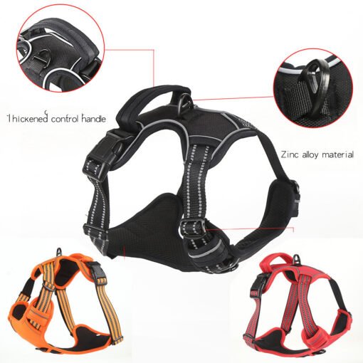 Dog Harness No Pull Breathable Reflective Pet Harness Vest - Bild 6