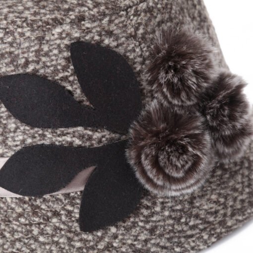 Hat new woolen hat women hat basin hat - Imagen 2