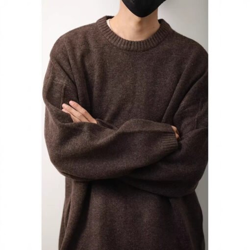 Men's Autumn And Winter Thermal Knitting Bottoming Shirt Top - 图片 5