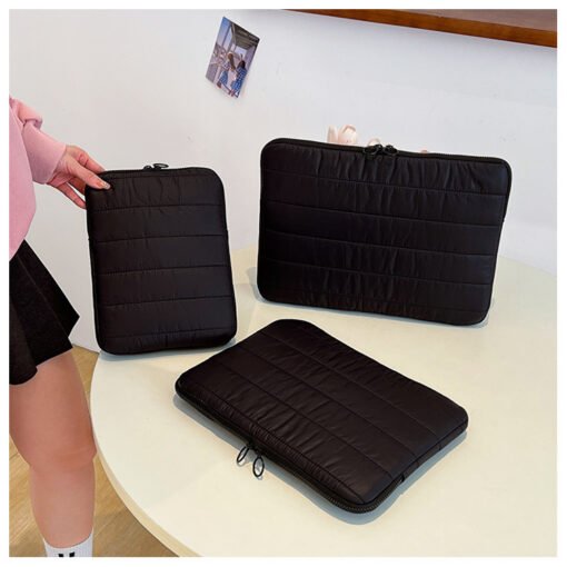 Simple Stitching Splicing Laptop Tablet Case - 图片 6