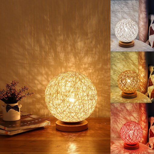 Sepak Takraw LED Night Light Creative Starry Sky Children Gift Usb Table Lamp Bedroom Bedside - Image 3