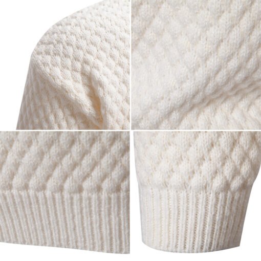 Men's Turtleneck Sweater Knitwear - immagine 6