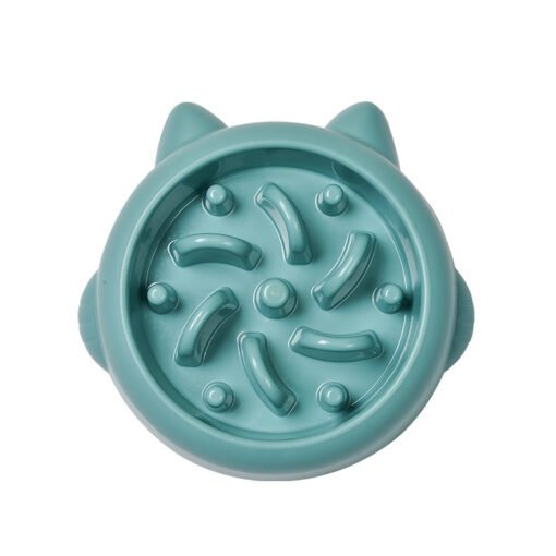 Pet Dog Cat Slow Feeder Bowls Anti Choking Slow Feeder Dish Bowl Home Dog Eating Plate Anti Gulping Bowl Supplies - Imagen 2
