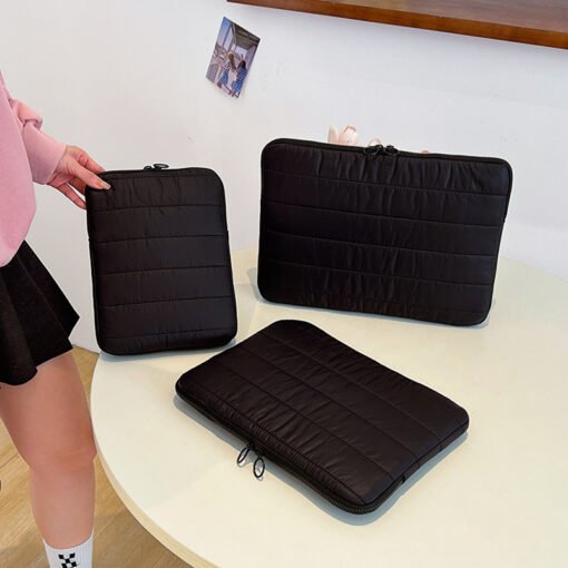 Simple Stitching Splicing Laptop Tablet Case - 图片 2