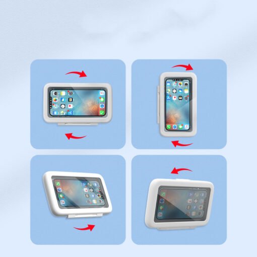 Shower Phone Box Bathroom Waterproof Phone Case Seal Protection Touch Screen Mobile Phone Holder For Kitchen Handsfree Gadget - Image 8