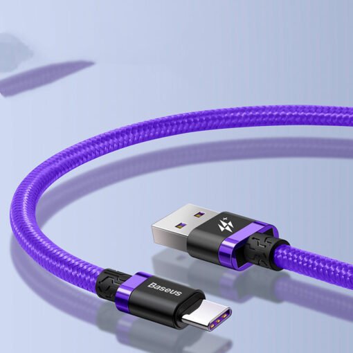 Purple Gold Red Flash Charging Data Cable - Hình ảnh 2