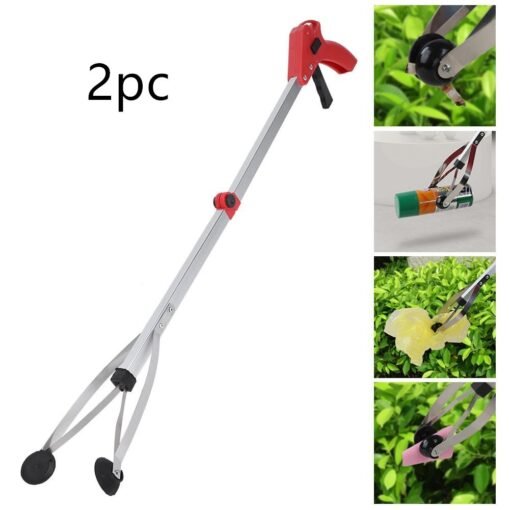 Aluminum alloy folding garbage clip picking device Household picking device Sanitation garbage clamp health clip - Larawan 7