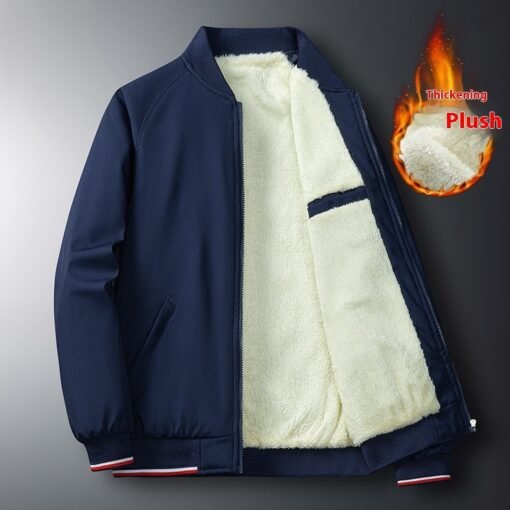 Men's Casual Business Baseball Uniform Fashion All-match One-piece Sleeve - Bild 2