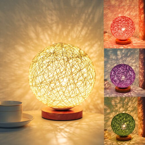 Sepak Takraw LED Night Light Creative Starry Sky Children Gift Usb Table Lamp Bedroom Bedside - Image 5