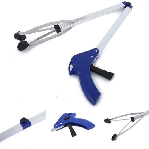 Aluminum alloy folding garbage clip picking device Household picking device Sanitation garbage clamp health clip - Larawan 3