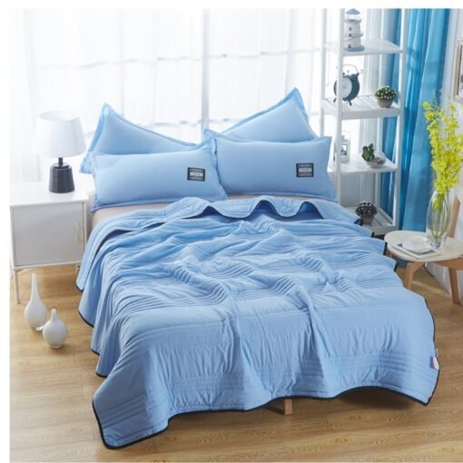 Cooling Blankets Pure Color Summer Quilt Plain Summer Cool Quilt Compressible Air-conditioning Quilt Quilt Blanket - Bild 4