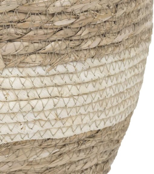 Straw Flowerpot Flower Frame Planting Basket - 图片 2