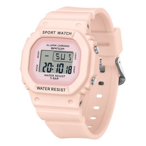 Square Electronic Watch Colorful Creativity For Male And Female Students - 图片 8