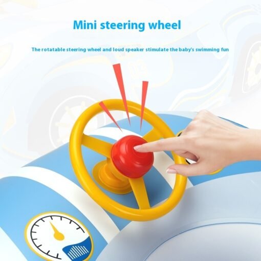 Mini Steering Wheel New Inflatable Car Pedestal Ring - 图片 5