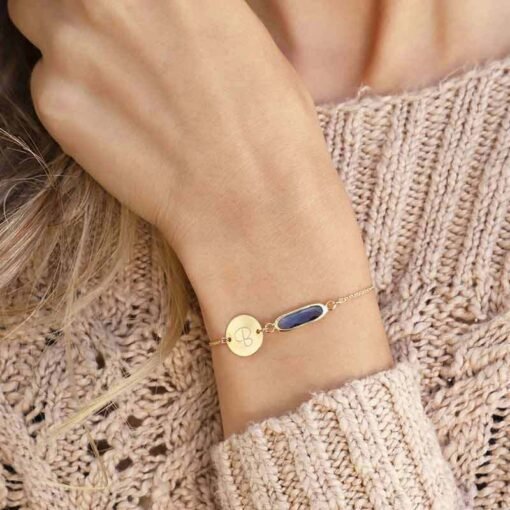 Exquisite Women's Gold Jewelry Bracelet With Letters - Larawan 3