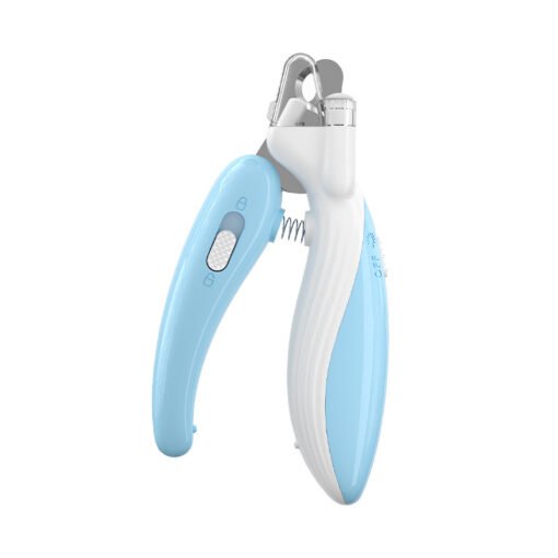 Pet Nail Clippers Dog Nail Clippers Cat Nail Clippers LED Electric Nail Grinder Pet Supplies LED Light Pet Nail Clippers - Imagen 8