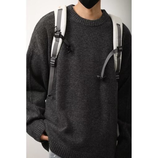 Men's Autumn And Winter Thermal Knitting Bottoming Shirt Top - 图片 3