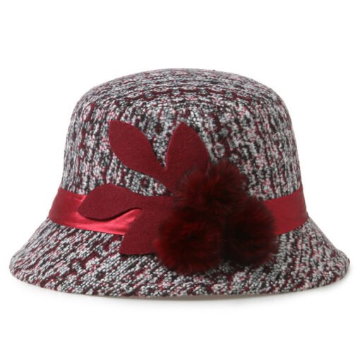 Hat new woolen hat women hat basin hat - Imagen 3