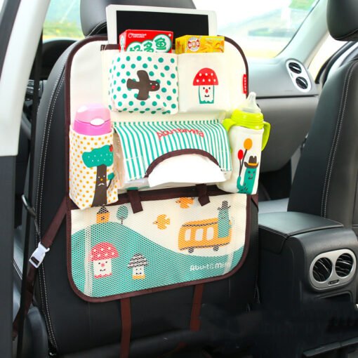 Car Seat Back Storage Bag Hanging Multifunctional - Larawan 7