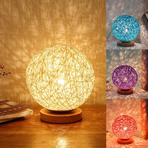 Sepak Takraw LED Night Light Creative Starry Sky Children Gift Usb Table Lamp Bedroom Bedside - Image 6