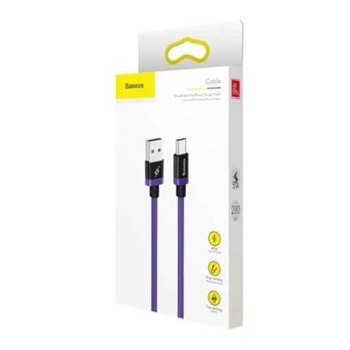Purple Gold Red Flash Charging Data Cable - Hình ảnh 5