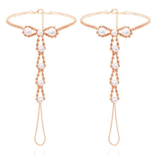 Rhinestone Super Light Beach Anklet - Larawan 3