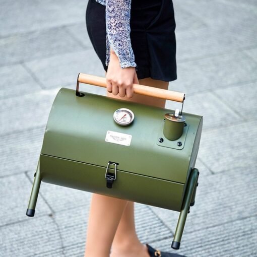 Portable Outdoor BBQ Grill Patio Camping Picnic Barbecue Stove Suitable For 3-5 People - Bild 3