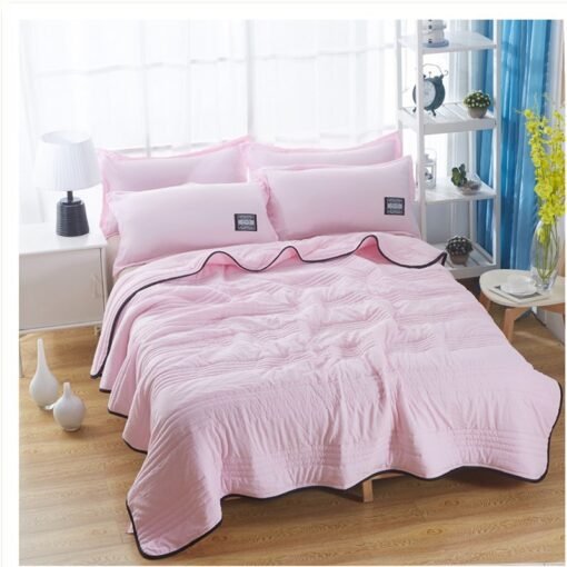 Cooling Blankets Pure Color Summer Quilt Plain Summer Cool Quilt Compressible Air-conditioning Quilt Quilt Blanket - Bild 5