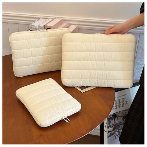 Simple Stitching Splicing Laptop Tablet Case - 图片 4