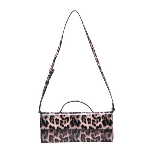 Women's Casual All-match Leopard Print Portable Shoulder Bag - Imagen 3