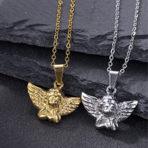 Temperament Personalized Minority Angel Wings Pendant Necklace