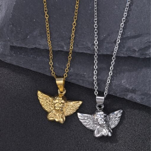 Temperament Personalized Minority Angel Wings Pendant Necklace - Image 7