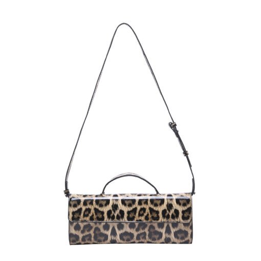 Women's Casual All-match Leopard Print Portable Shoulder Bag - Imagen 8