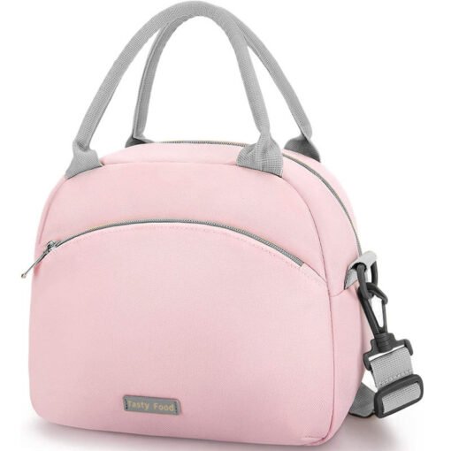 Portable Large Capacity Shoulder Lunch Box Bag - Larawan 6