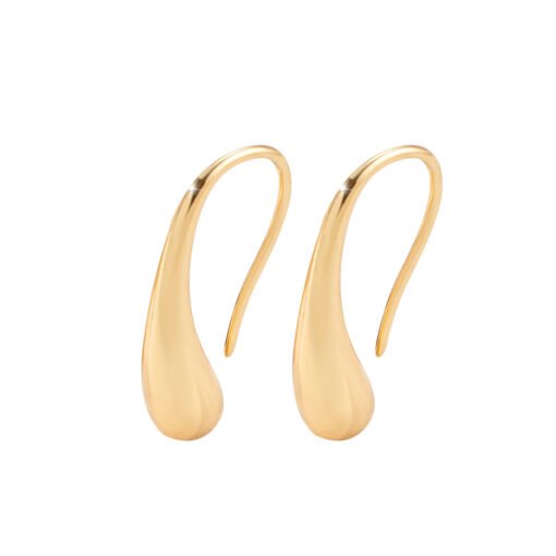 Geometric Metal Glossy Surface Ear Hook - Image 5