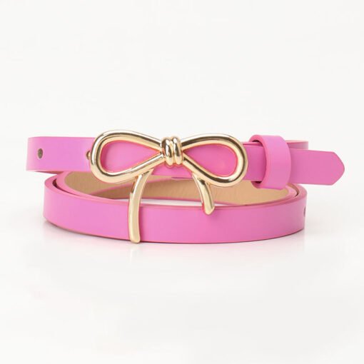 New Sweet Girl Bow Women's Light Luxury Flawless Finish Belt - 图片 6