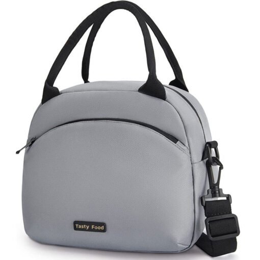 Portable Large Capacity Shoulder Lunch Box Bag - Larawan 5
