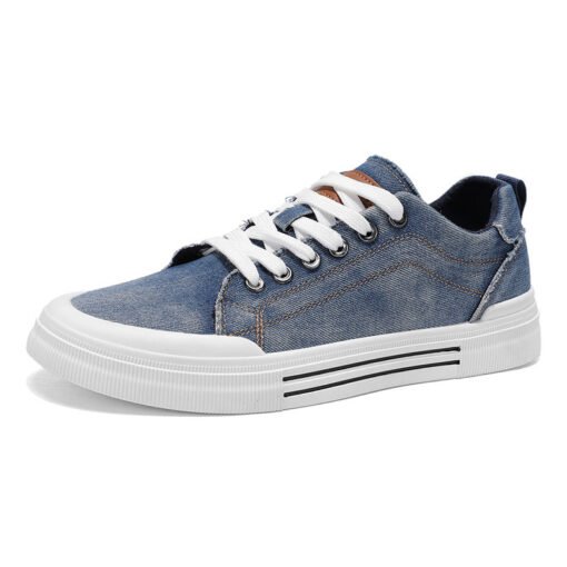 Men's Canvas Shoes Fashion Breathable Casual Sneakers - Imagen 5