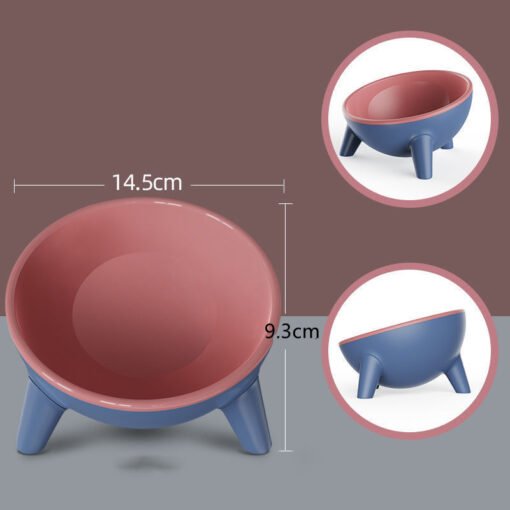 Cat Dog Bowl With Stand Pet Feeding Food Bowls Dogs Bunny Rabbit Nordic Color Feeder Product Supplies Pet Accessories - Hình ảnh 5