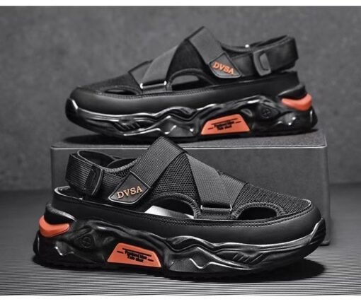 Men's Summer Platform Lightweight Non-slip Breathable Mesh Sandals - Image 2