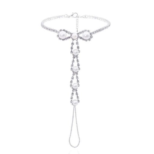 Rhinestone Super Light Beach Anklet - Larawan 4