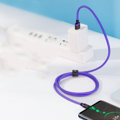 Purple Gold Red Flash Charging Data Cable - Hình ảnh 8