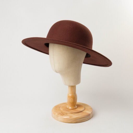 Top Hat Fisherman Hat Felt Small Round Hat - Bild 3