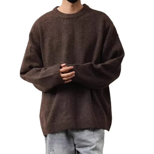 Men's Autumn And Winter Thermal Knitting Bottoming Shirt Top - 图片 2
